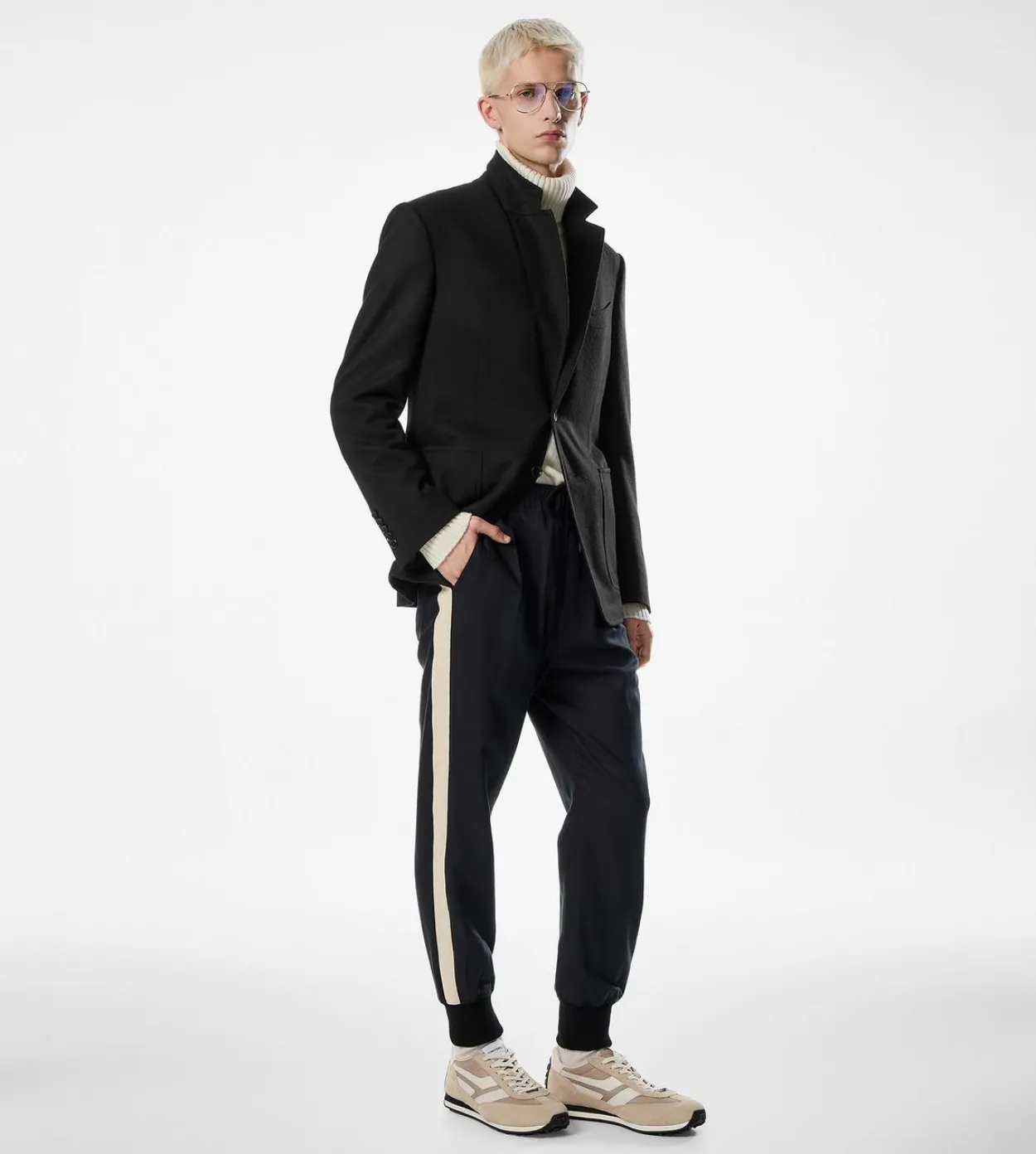 WOOL CASHMERE SHELTON JACKET