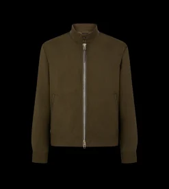 WOOL CASHMERE SILK REPS HARRINGTON