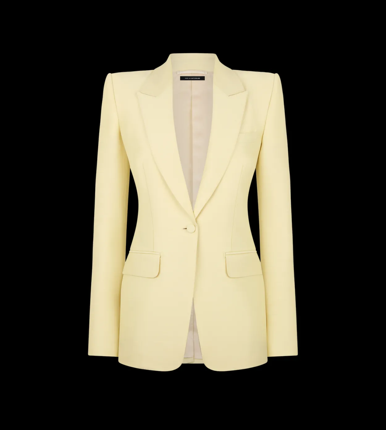 WOOL SILK RADZMIR SINGLE BREASTED PEAK LAPEL JACKET