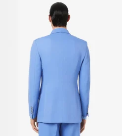 WOOL VISCOSE DOUBLE FAILLE JACKET