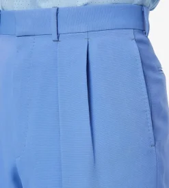 WOOL VISCOSE DOUBLE FAILLE DOUBLE PLEAT PANT