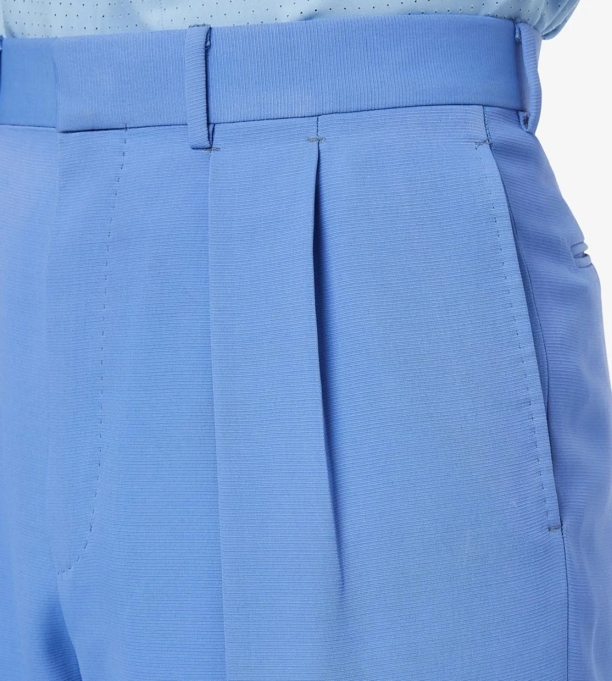 WOOL VISCOSE DOUBLE FAILLE DOUBLE PLEAT PANT