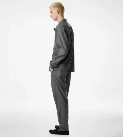 YARN DYED SILK LIGHT PANT