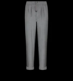 YARN DYED SILK LIGHT PANT
